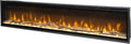 DIMPLEX cheminée électrique, 194 cm, Marron, Ignite Evolve - murale Optiflame, sans chêne
