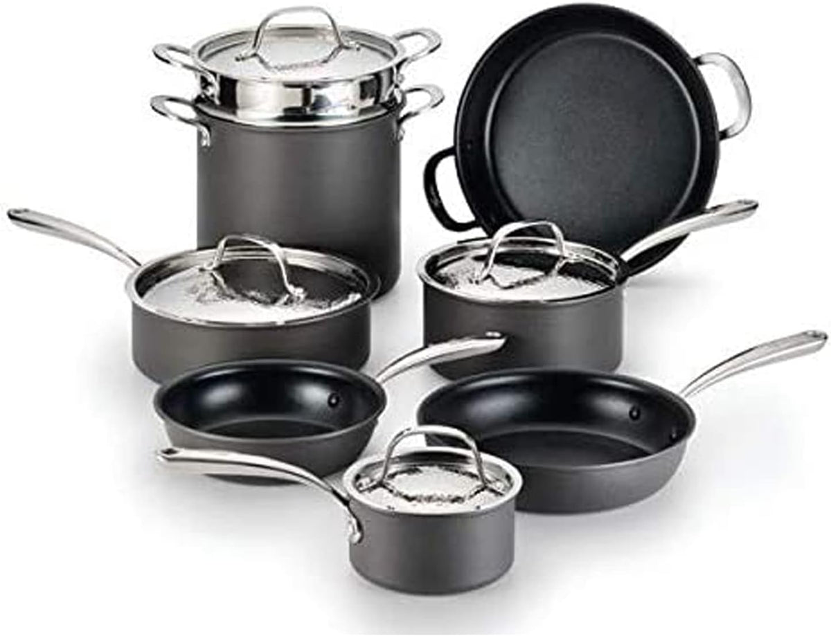Lagostina batterie de cuisine, Argenté/Gris, passe au lave-vaisselle, aluminium