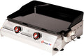 Somagic plancha, 7 kW, Argent/Noir, au gaz SO PREMIUM 2 brûleurs