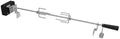 Char-Griller rôtissoire, Noir/Argent, Char Griller 5022 Deluxe Kit de rôtisserie pour barbecues d'extérieur