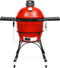 Kamado Joe fumoir, 18 pouces, 250 pouces, Rouge, Classic Joe Série II Gril à charbon de bois en céramique de et avec chariot