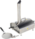 Somagic Fours à pizza, Argent, FOUR A PIZZA A PELLETS NAPOLI INOX