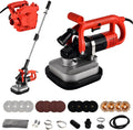 SHENGSHIYU polisseuse, 2 380 W, 3600 W, 3000tr/Min, Argenté, Surfaceuse Beton avec Tige Rallonge INOX Et Aspirateur Soufflant