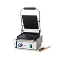 HENDI Grills électriques, 230 V, 1800 W, 310x375, 216 mm, Noir/Argent, Gril de Contact Électrique, Plaque Panini Professionnel