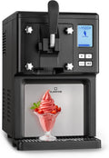 KLARSTEIN sorbetière, 1,5 l, Noir, Machine à glace à l'italienne Sweet Sundae, compresseur à refroidissement autonome
