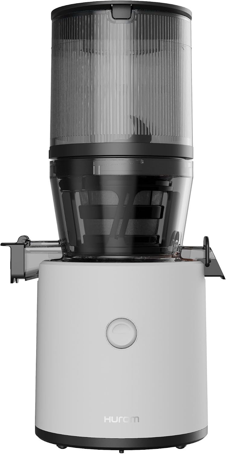 Hurom Extracteurs de jus à vis simple, 2 L, Blanc, Extracteur de jus, Extracteur à Jus de Fruits et Legumes