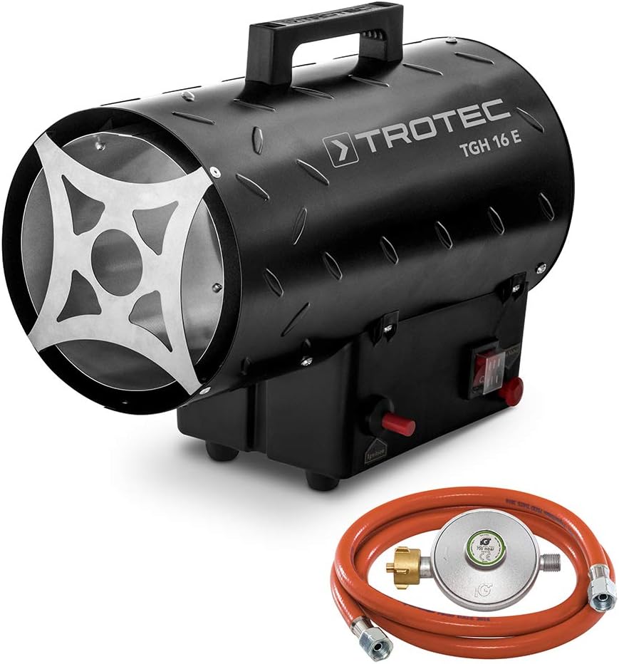TROTEC Ventilateurs, 15 kW, 320 m, Noir, débit d'air ³/h, bouteilles de gaz standard