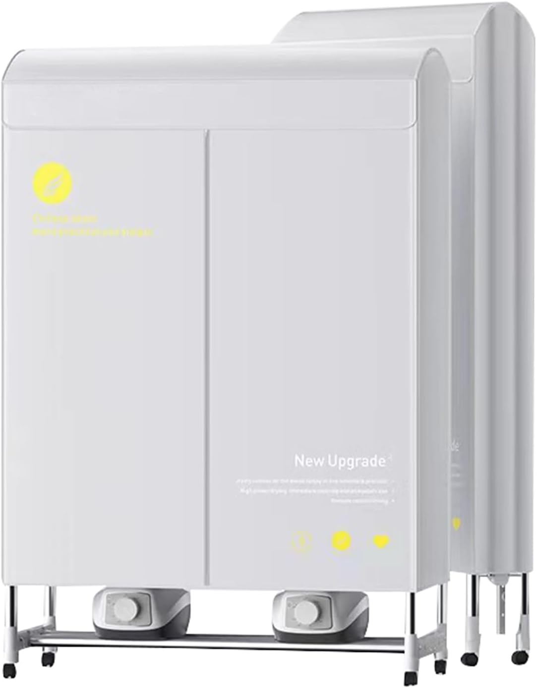 SOVORM Séchoirs à vêtements, 1080 L, 40Kg, 2X1000, Blanc, Sèche-linge électrique, intérieur