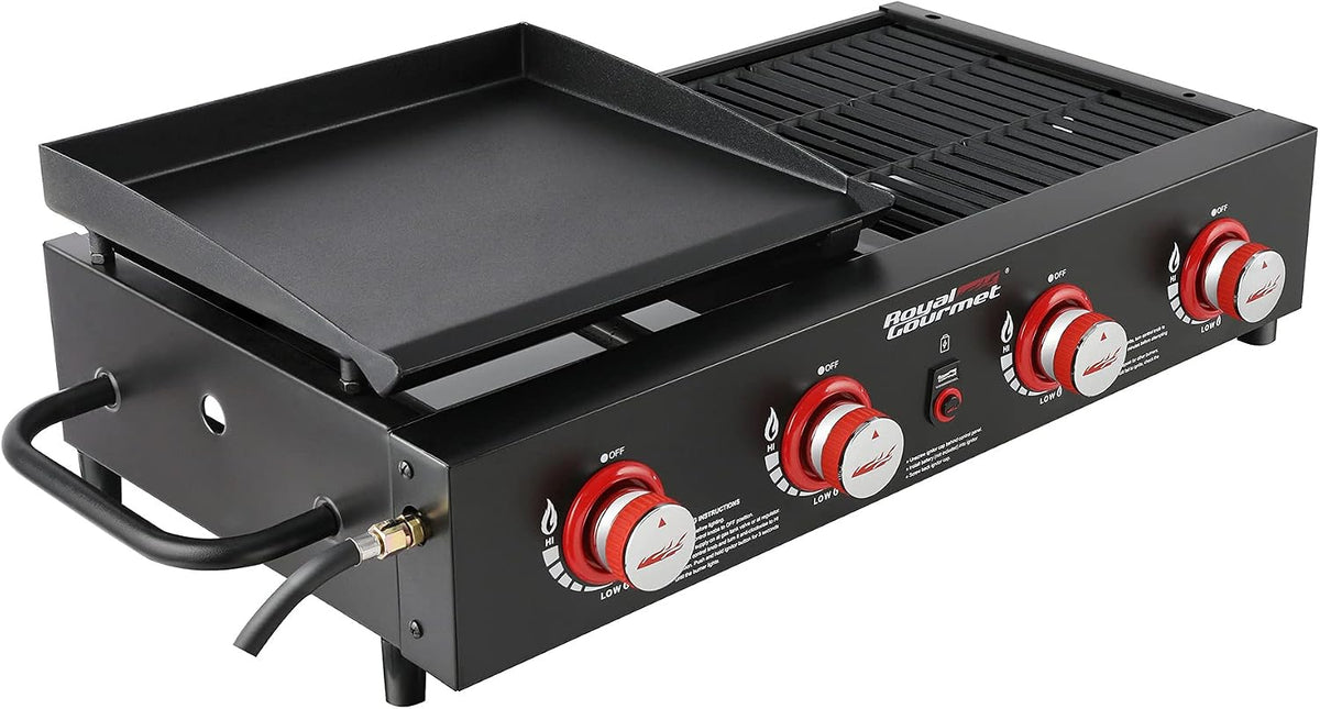 table de cuisson Royal Gourmet, Noir/Rouge
