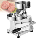 Presse Presses à hamburgers, 100 mm, Argent, facile à nettoyer, idéale pour les restaurants et les chefs à domicile