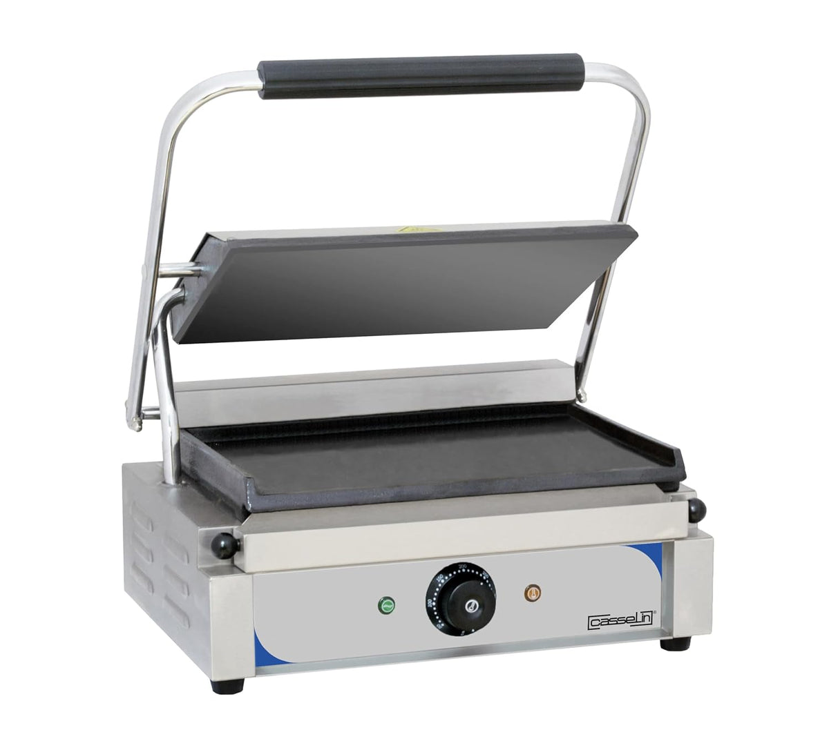 Casselin Grills électriques, Noir, CGPLL - Grill panini plaques lisse-lisse