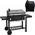 TAINO barbecue à charbon, Noir, Hero XXL Kit de protection pour barbecue et fumoir à charbon de bois