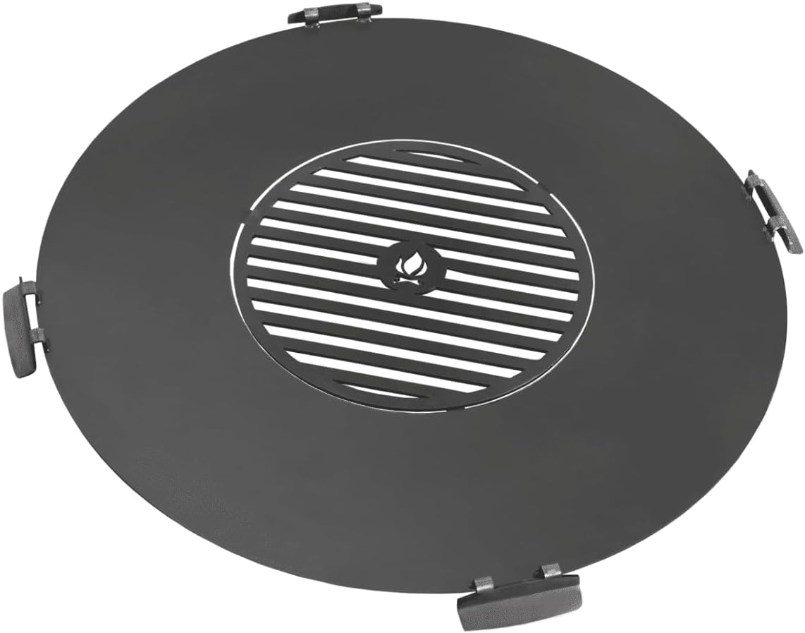 table de cuisson CookKing, 82 cm, 40 cm, acier non peint, car l'image peut être brûlée, mais avec un vernis protecteur pour une représentation, Noir