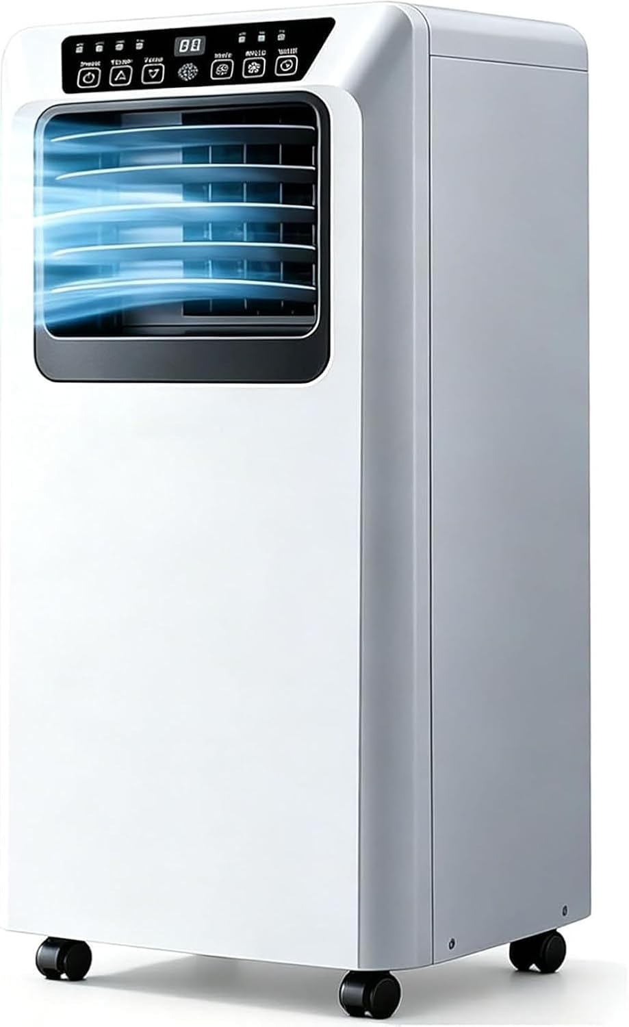 LGBBTI climatiseur portable, 330*280*680 mm., 220 V/50Hz., 9000 BTU, 25 m, 9000btu, ABS., blanc., Climatiseur Mobile 7000/ 3-en-1 Silencieux