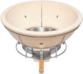 BBQ Guru barbecue à charbon, Beige/Argent, Monolith Foyer-box Set divisé
