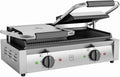METRO Professional Grills électriques, 57 x 36 x 20 cm, Argent, Grill de Contact Double GPG2201, Acier Inoxydable