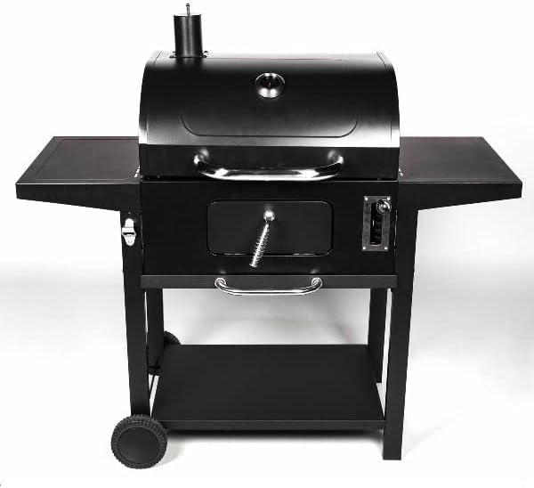 Somagic barbecue à charbon, 42.5x33 cm, Noir, Avec Chariot - 306446