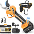 SWANSOFT Sécateurset ciseaux, 40 mm, 21 V, 4AH, 1050 W, Noir, PRU40 Secateur Electrique Professionnel, Batterie Sécateur Électrique Sans Fil