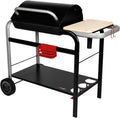 Somagic barbecue à charbon, Noir/Argent/Rouge, Vulcano 2600, cuve en fonte, 10 convives