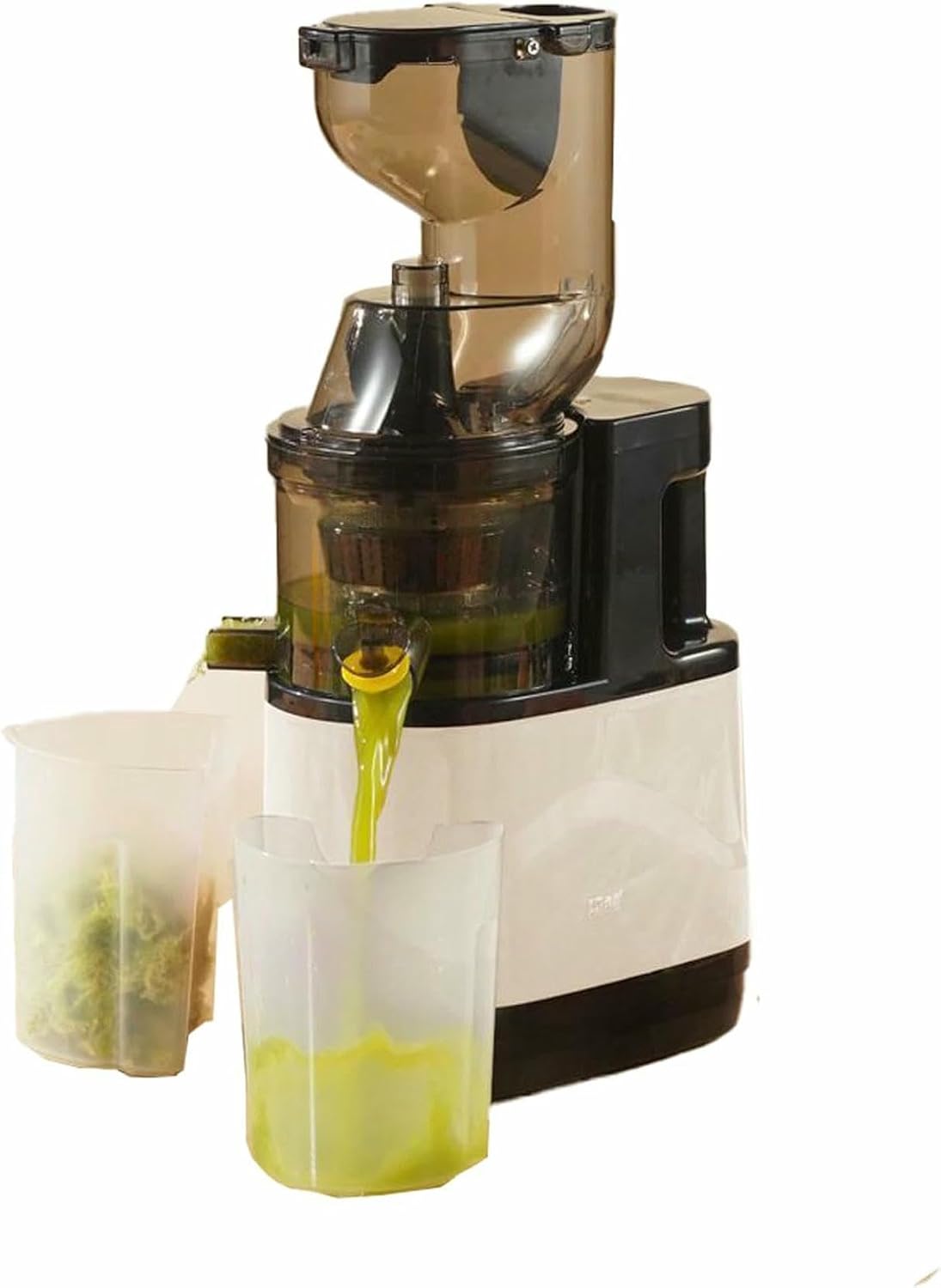 YGHBFRSZ Extracteurs de jus à vis simple, Gris, Signes Portables, Extracteur De Jus Automatique Sans Coupe