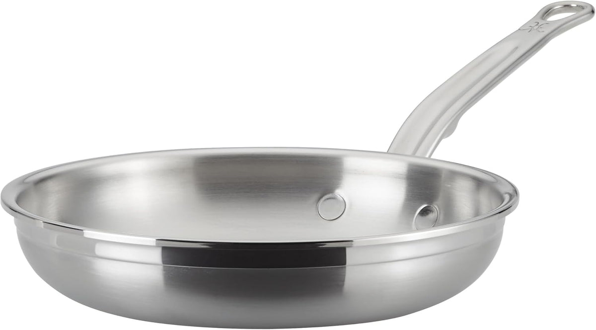 Hestan Poêles à frire, 21,6 cm, Argent, ProBond Poêle à frire en acier inoxydable forgé