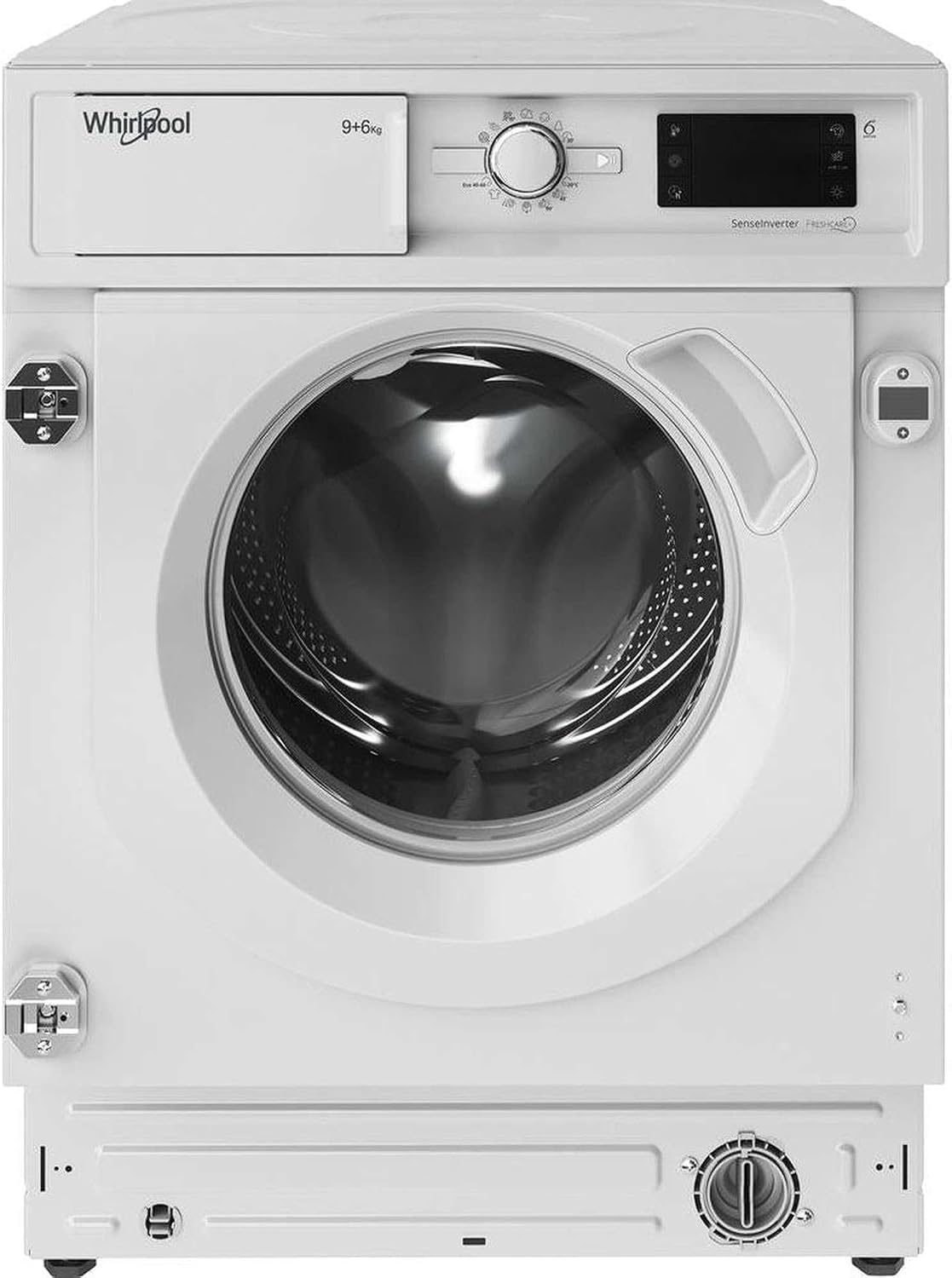 Whirlpool lave-linge, Blanc, BI WMWG 91485 EU machine à laver avec sèche linge Intégré Charge Devant D