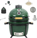 YNNI KAMADO fumoir, 39,9 cm, brillant (noir, vert, rouge comme standard) disponible dans 8 autres couleurs sur mesure., TQTT15GR Kamado sur pied