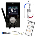 Banbitebq fumoir, Noir/Argent/Bleu/Rouge, Kit de mise à niveau universel WiFi PID Smart Grill pour Pit Boss