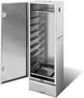 SMOKI Räuchertechnik fumoir, Hauteur 120 cm, largeur 39 cm, Profondeur 33 cm, 120 x 39 x 33 cm, Argent, SMOKI de en Acier Inoxydable V2 A