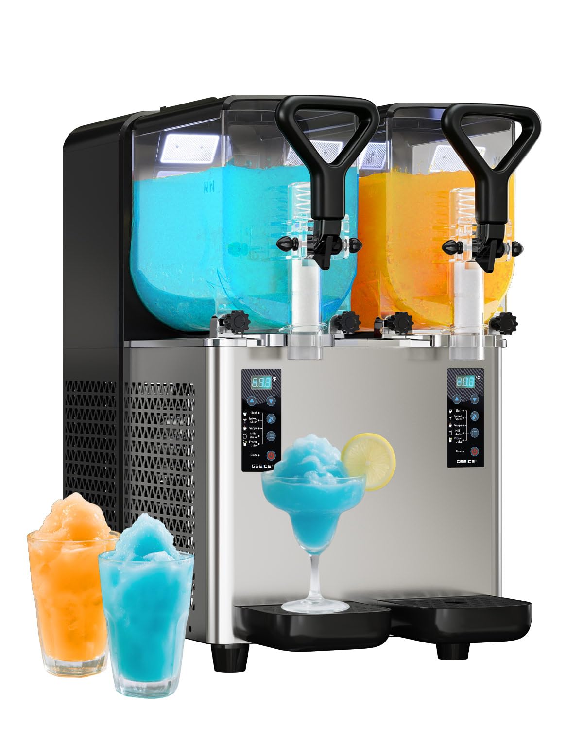 GSE Machines à glaçons, 6 l, Noir, cocktail, juice glacé) - Idéal pour la restauration, la fête à la