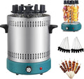 Grill Supports de cuisson pour barbecue, gril à brochette électrique à rotation automatique verticale, corps extérieur ventilé en acier inoxydable